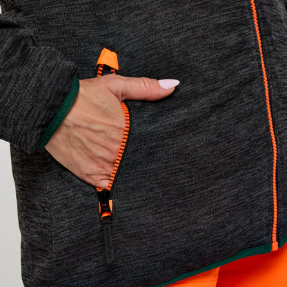 Women's Reversible Puffer Jacket Orange