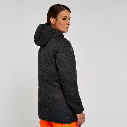 Women's Reversible Puffer Jacket Orange