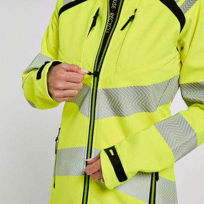 Women's Softshell Jacket Yellow