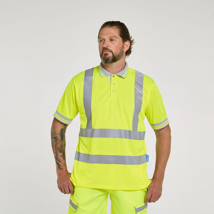 Short Sleeve Polo Shirt Yellow