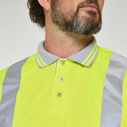 Short Sleeve Polo Shirt Yellow
