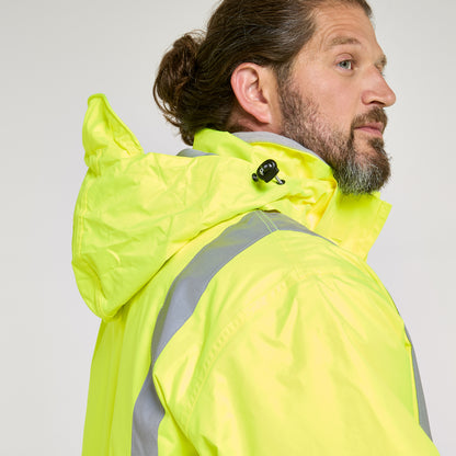 Padded Storm Coat Yellow - Recycled Content