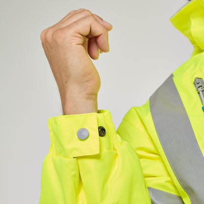 Padded Bomber Jacket Yellow - Recycled Content