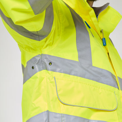 Padded Bomber Jacket Yellow - Recycled Content