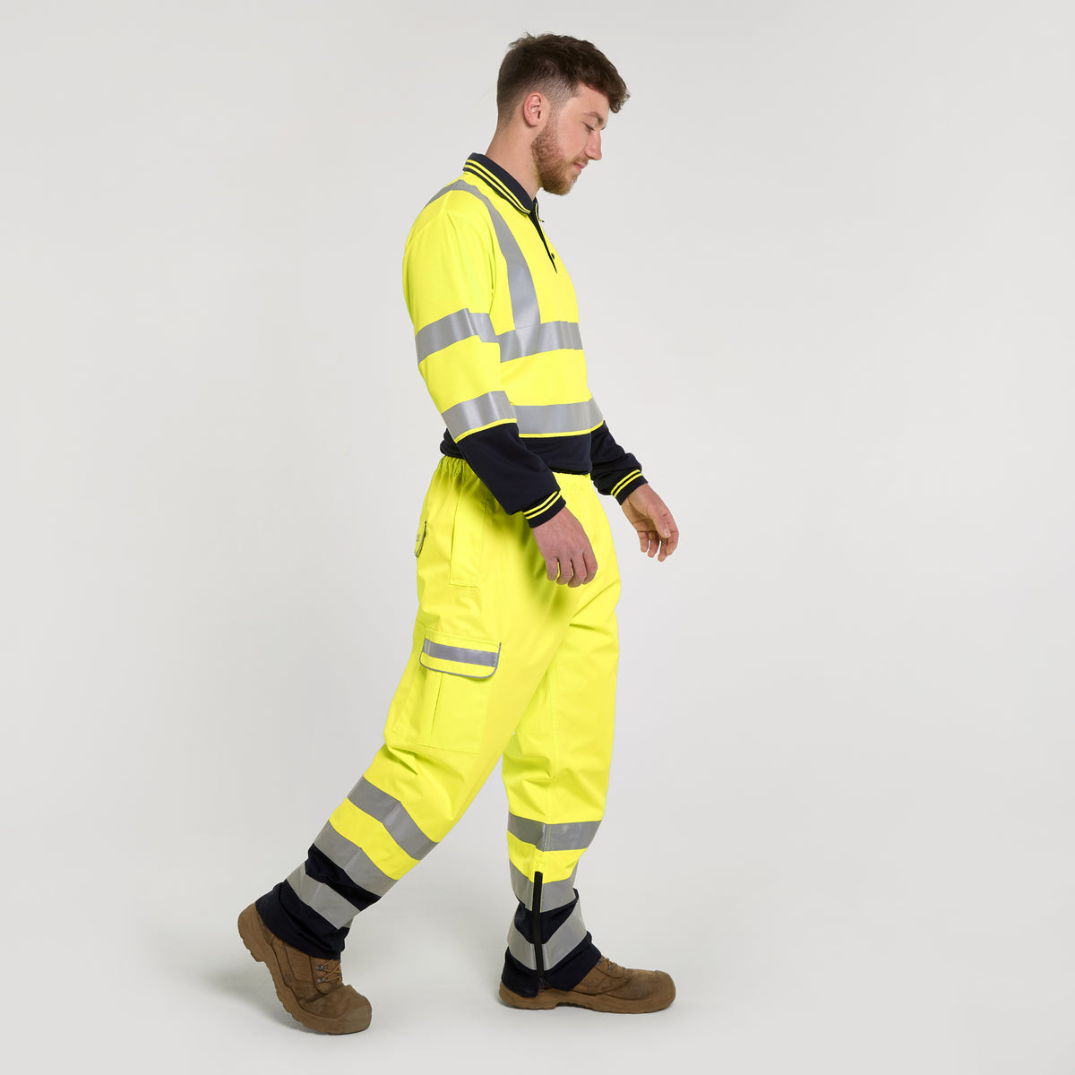 Two Tone Over Trouser Yellow Navy