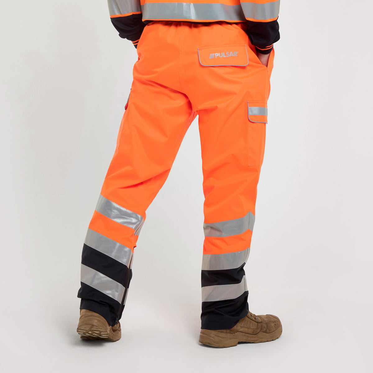 Two Tone Over Trouser Orange Navy
