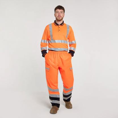 Two Tone Over Trouser Orange Navy