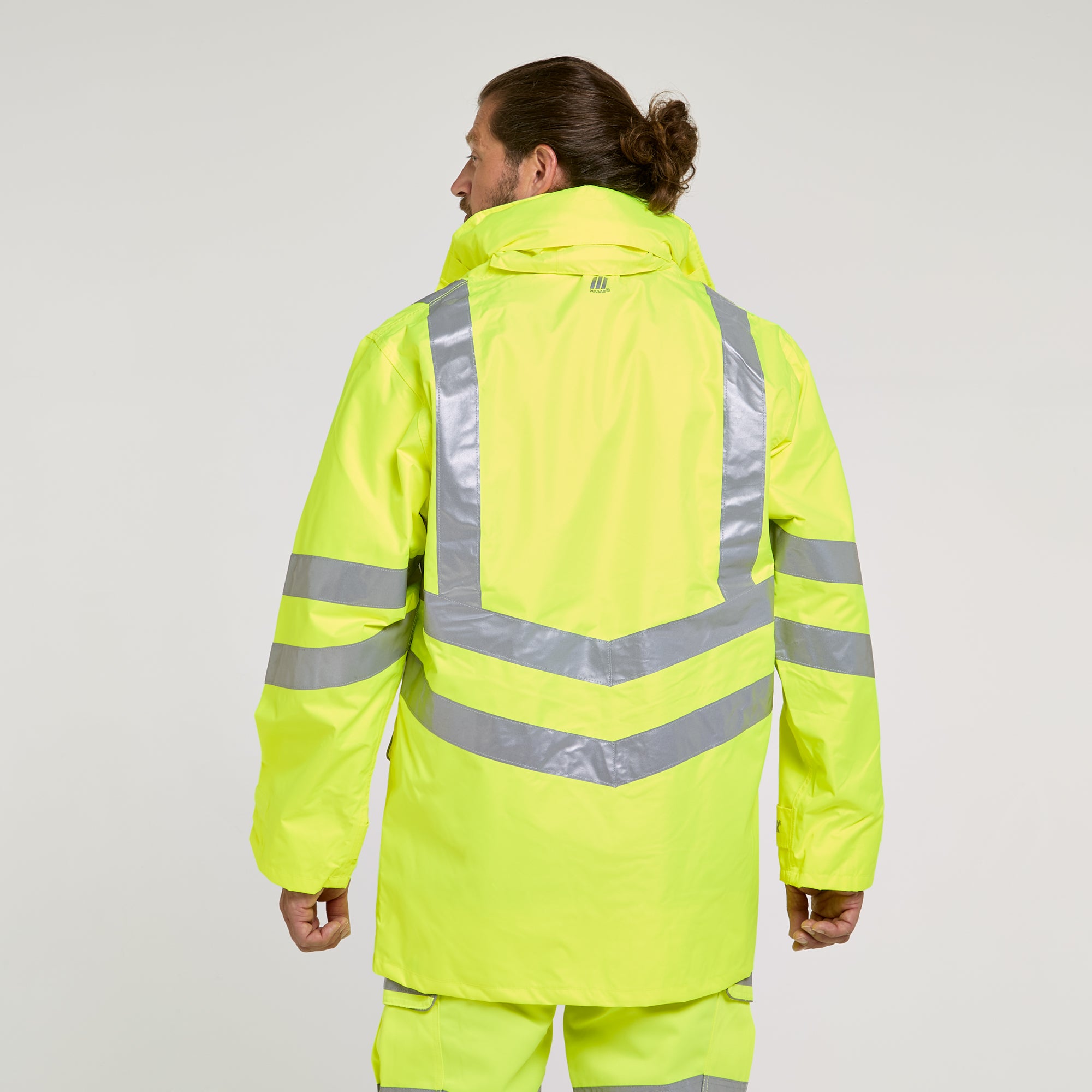 Mesh Lined Storm Coat Yellow - Recycled Content