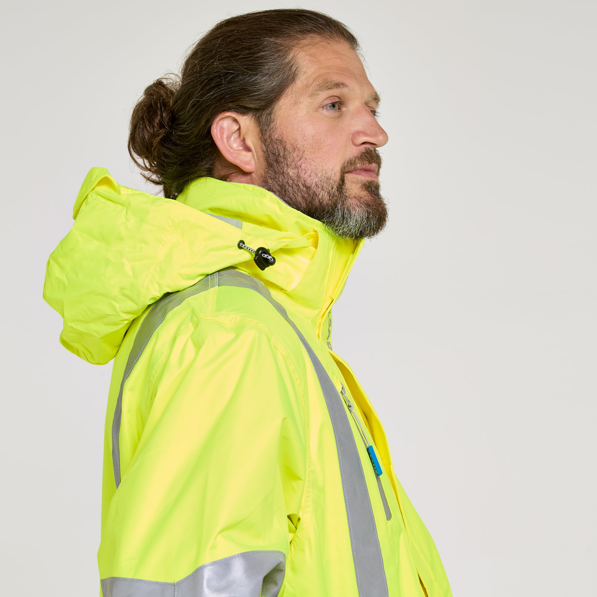 Mesh Lined Storm Coat Yellow - Recycled Content