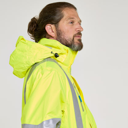 Mesh Lined Storm Coat Yellow - Recycled Content