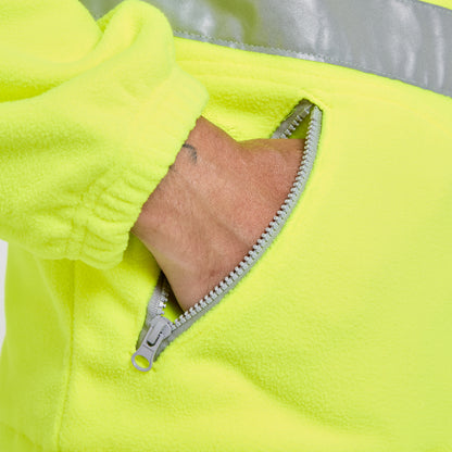 Interactive Fleece Jacket Yellow - Recycled Content