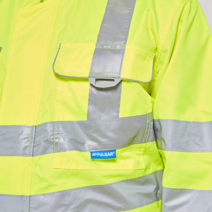 Mesh Lined Coverall Yellow - Recycled Content