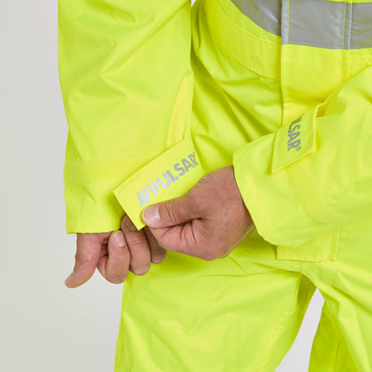 Mesh Lined Coverall Yellow - Recycled Content