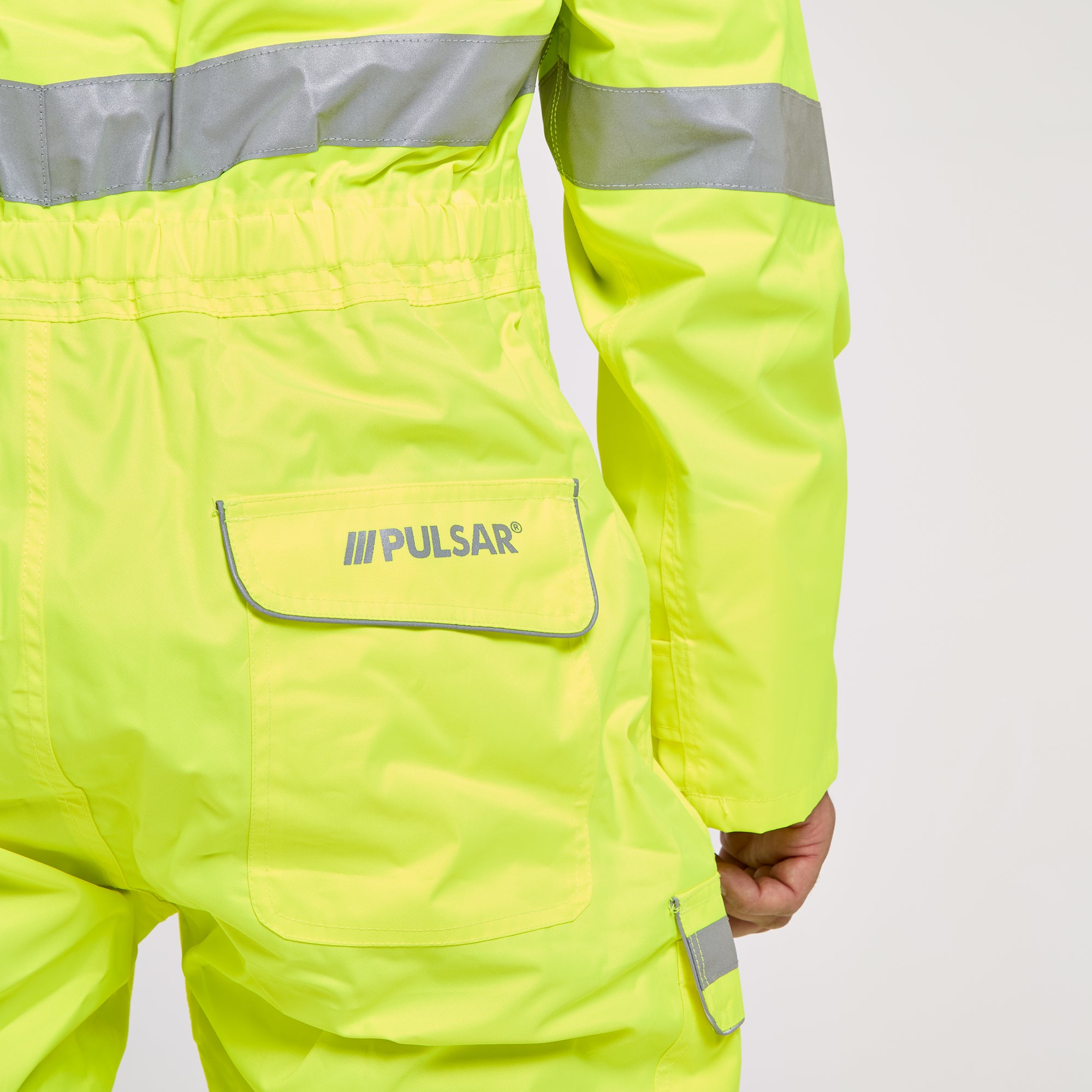 Mesh Lined Coverall Yellow - Recycled Content