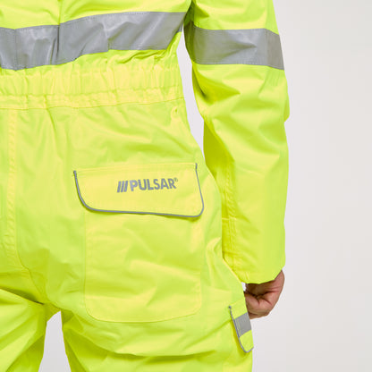Mesh Lined Coverall Yellow - Recycled Content