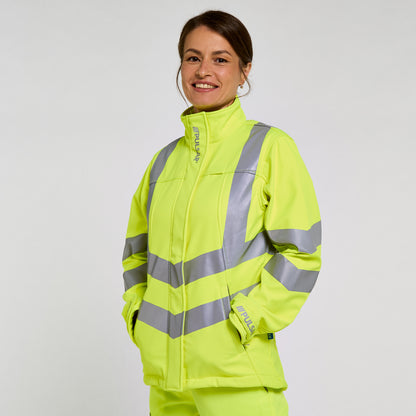 Women's Softshell Yellow - Recycled Content