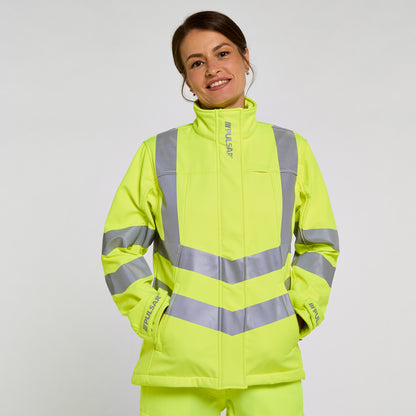 Women's Softshell Yellow - Recycled Content