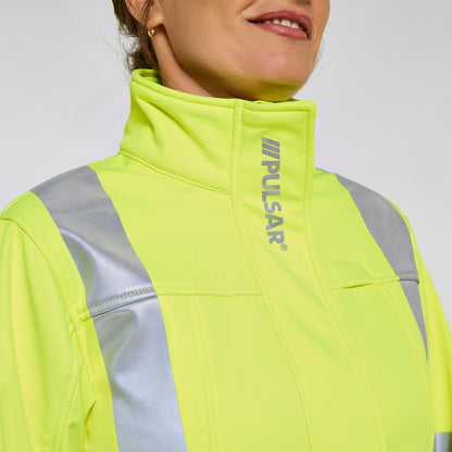 Women's Softshell Yellow - Recycled Content
