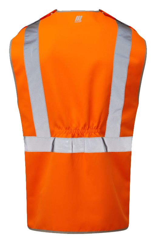 Tear Apart Waistcoat Orange