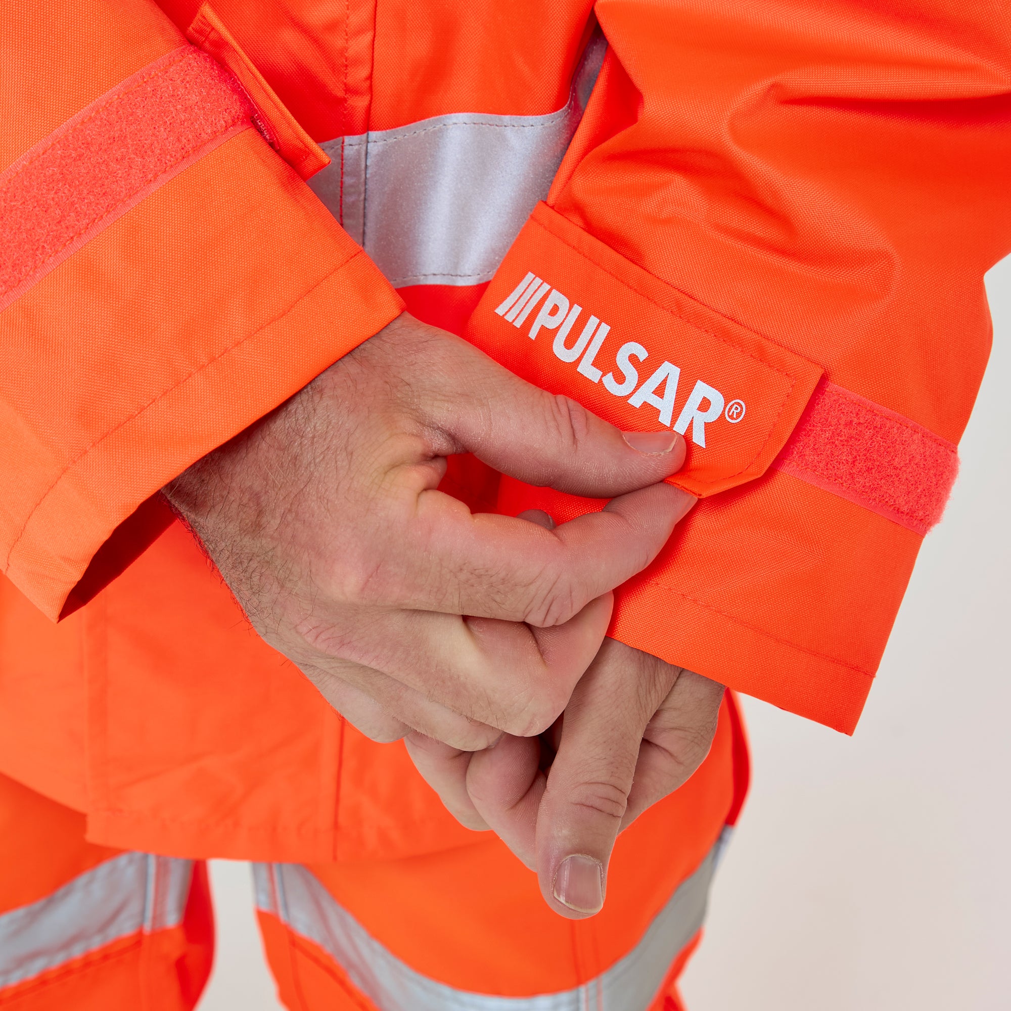 Mesh Lined Storm Coat Orange - Recycled Content