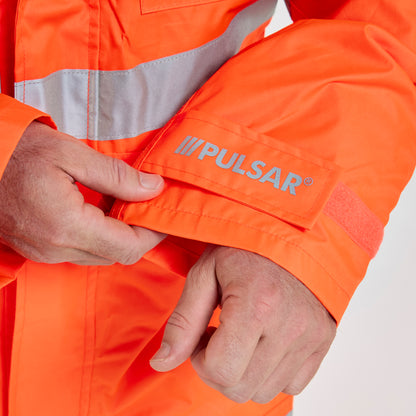 Mesh Lined Coverall Orange - Recycled Content