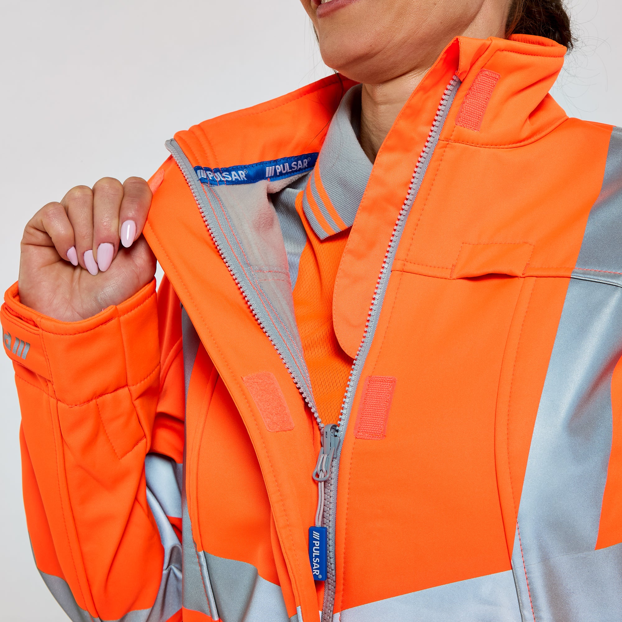 Women's Softshell Orange - Recycled Content