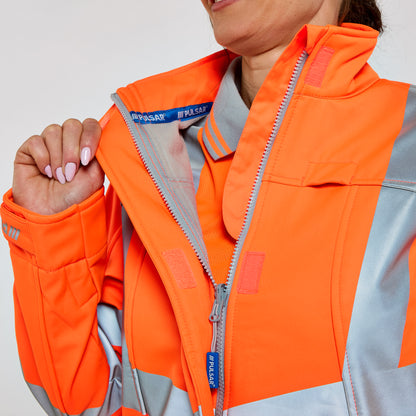 Women's Softshell Orange - Recycled Content