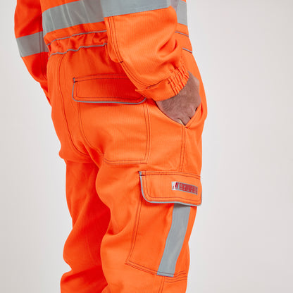 Rail Spec 310gsm FR-AST-ARC Combat Coverall Orange
