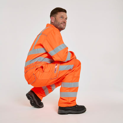 Rail Spec 310gsm FR-AST-ARC Combat Coverall Orange