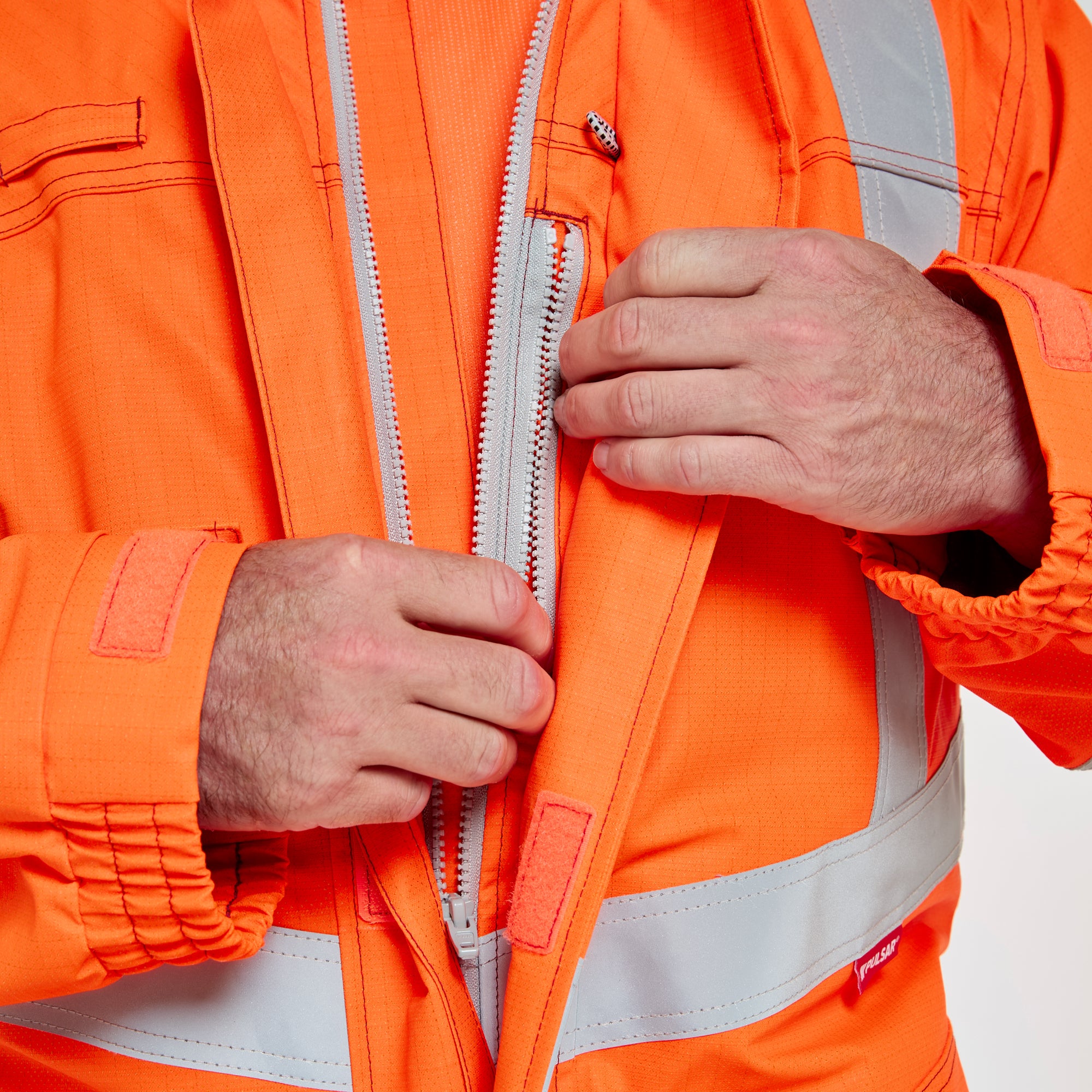 Electric ARC Waterproof Storm Coat Orange