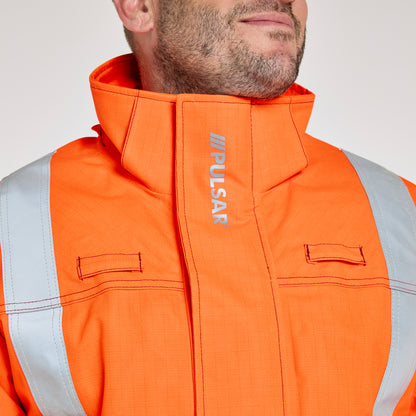 Electric ARC Waterproof Storm Coat Orange