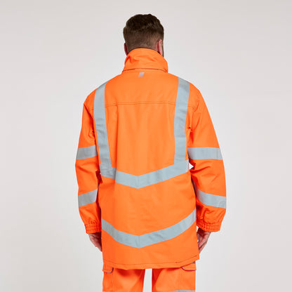 Electric ARC Waterproof Storm Coat Orange