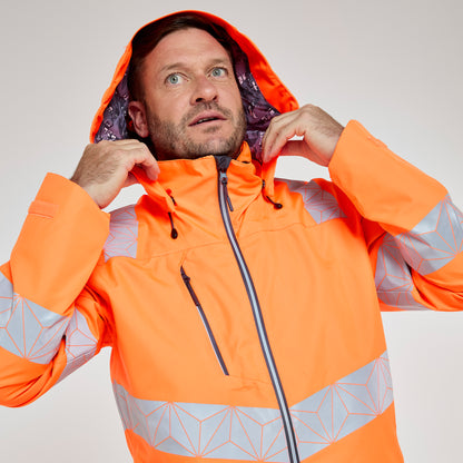 Shell Jacket Orange REACT
